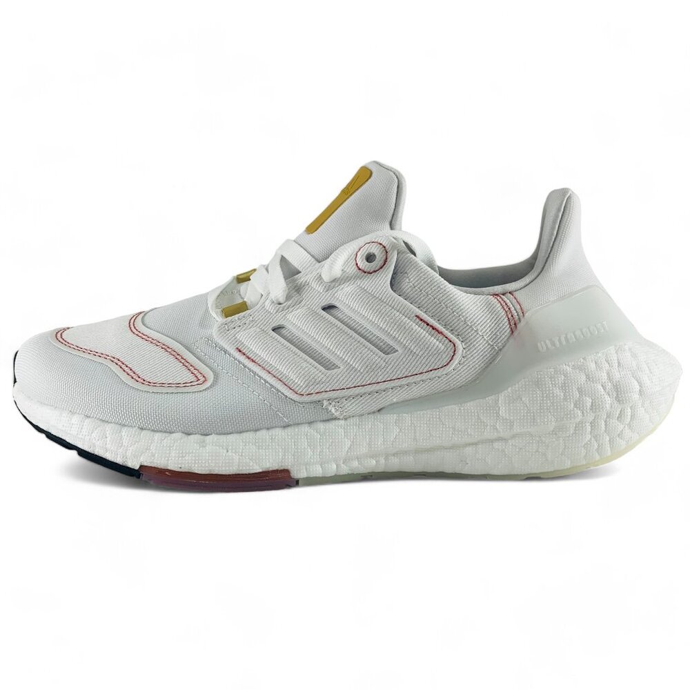 adidas UltraBoost 22 White Wonder Red Women's Running Shoes GX9147